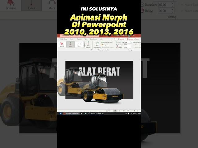 Cara Bikin Animasi Morph di Powerpoint 2010, 2013, 2016 #openingvideo