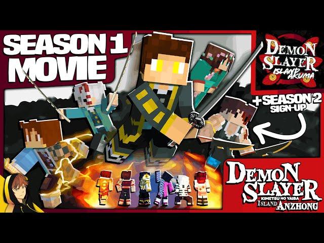 Demon Slayer: Island Anzhong - MINECRAFT SMP [FULL MOVIE] + Season 2 Announcement