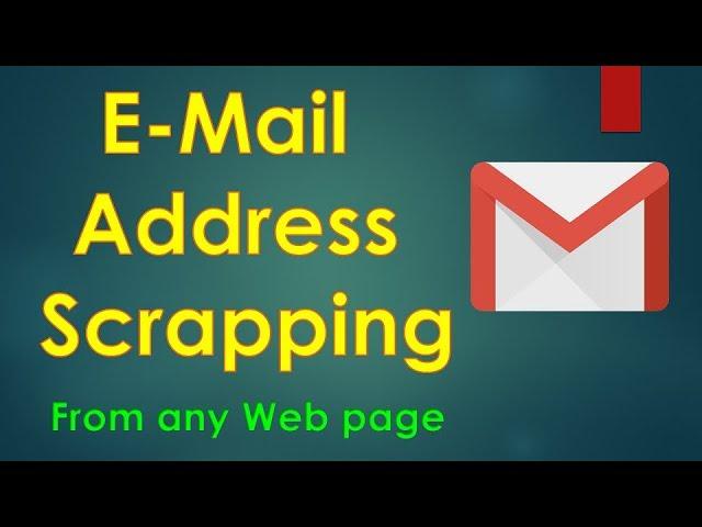 Fetch E-Mail Addresses from any Web page | Data mining |