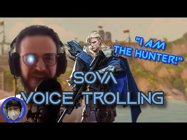 Acting Like Sova's Voice Actor - VALORANT Voice Trolling | Cowwrean