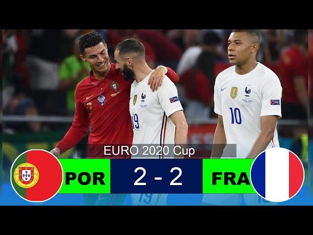 Portugal vs France 2-2 (Ronaldo vs Benzema) Euro 2020 Extended Highlights HD