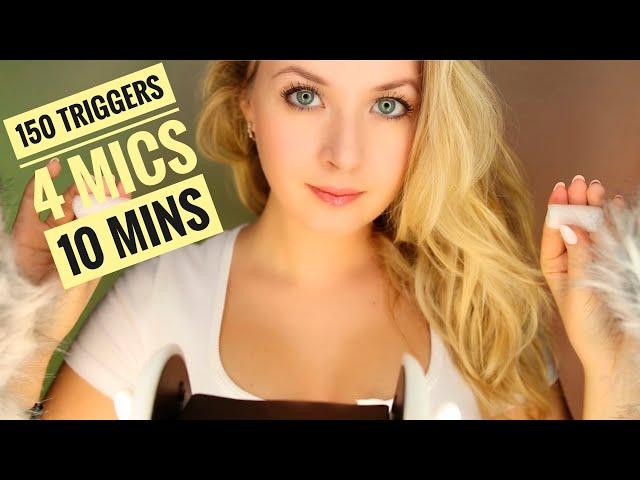 ASMR 150 triggers. 4 mics. 10 mins.