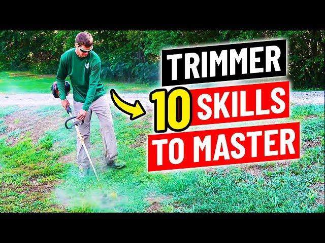 How to Use a String Trimmer - 10 Skills to Master