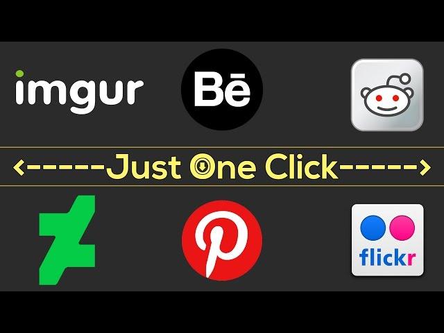 How to download a whole Imgur album with one click