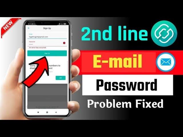How to Create 2nd Line Account Without Any Error|Problem Fixed 2023|Create Unlimited 2ndline Account