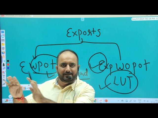 GST Refund | GST Refund Process for Export under LUT |  GST Refund Procedure | RFD 01 Full Process