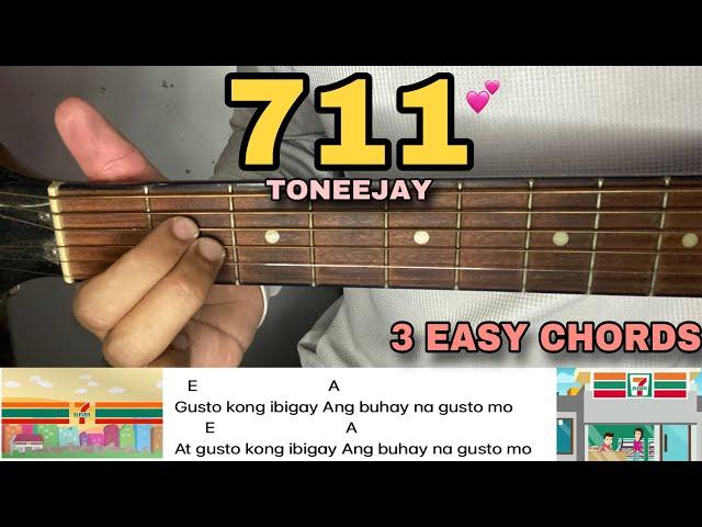 711 - TONEEJAY (EASY GUITAR TUTORIAL)