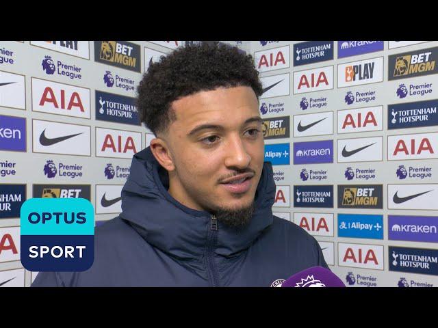 JADON SANCHO: 'I've been working on my finishing ' | Chelsea star on outrageous goal against Spurs