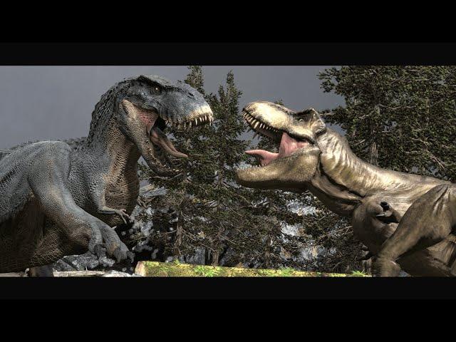 [SFM] JW Tyrannosaurus rex VS Vastatosaurus rex