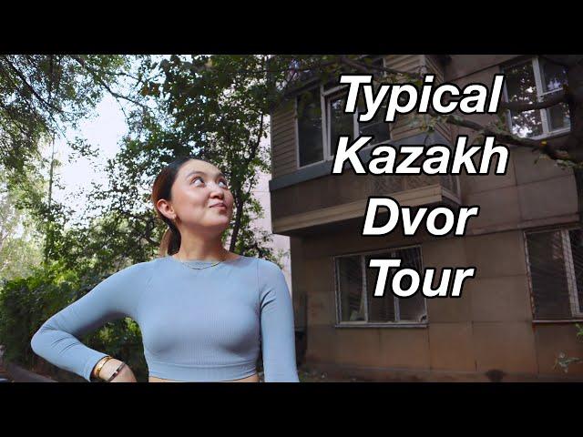 Typical Kazakh Apartment Complexes and Communal Areas (Dvor) Tour