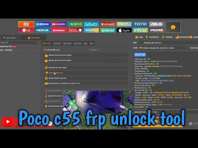 poco c55 frp unlock tool | poco c55 frp bypass | poco c55 frp bypass miui 14