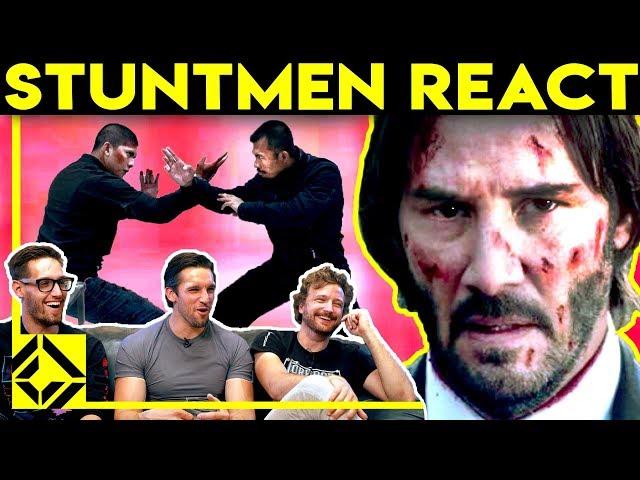 Stuntmen React to Bad & Great Hollywood Stunts 3