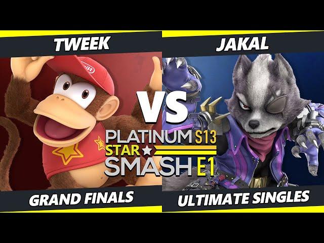 PSS S13 GRAND FINALS - Jakal (Wolf) Vs. Tweek (Diddy Kong) SSBU Ultimate Tournament