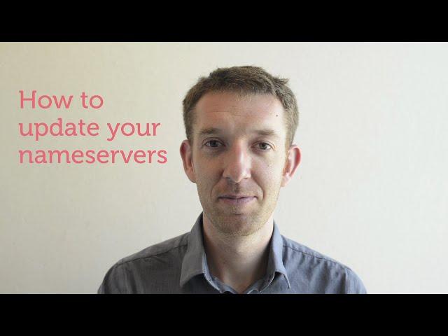 How to update your nameservers