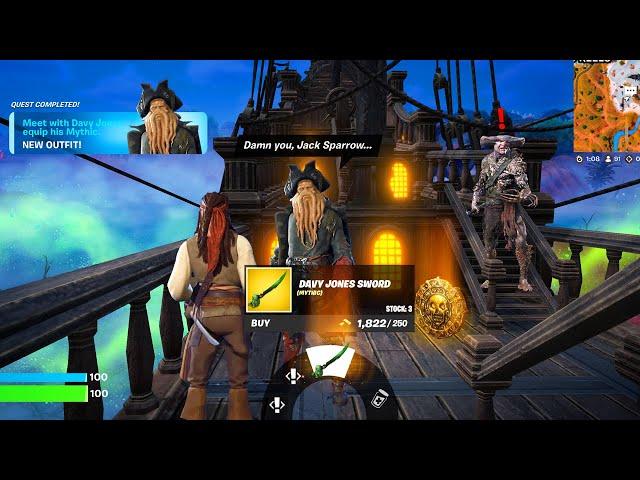 Fortnite JUST ADDED This in Todays Update! (Davy Jones Boss)