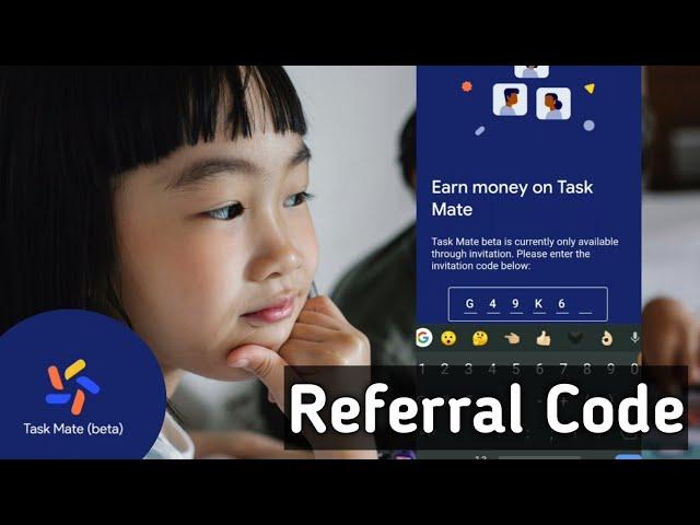 Task Mate Referral Code  | Get Referral code for  Google Task Mate