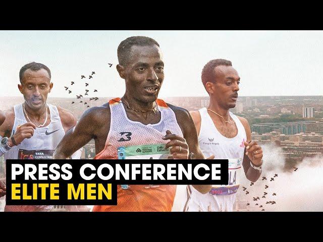 PRESS CONFERENCE: Kenenisa Bekele, Leul Gebresilase, Tamirat Tola, Emile Cairess and Callum Hawkins