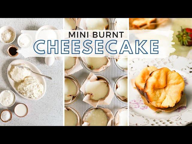 Mini Burnt Cheesecake