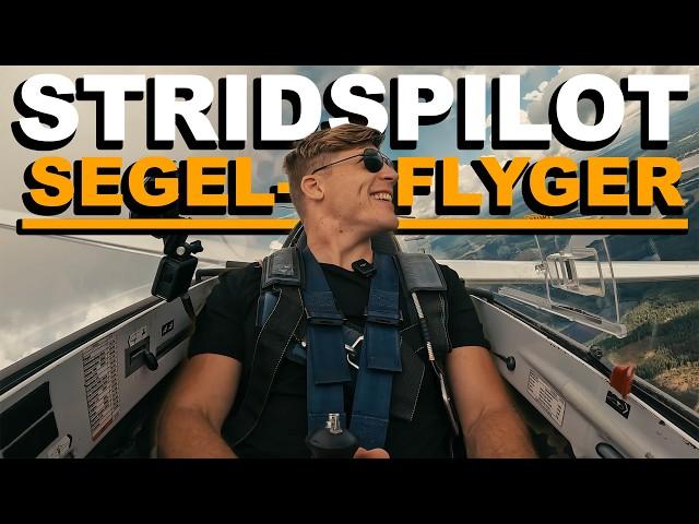 FLYGA UTAN MOTOR!? STRIDSPILOT blir SEGELFLYGARE!