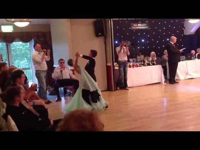 All Ireland 2012 Junior Open Ballroom Foxtrot Final