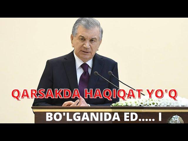 30 YIL QARSAK CHALISHNI O'RGANDIK |  GAPIRISH KERAK. MIRZIYOYEV