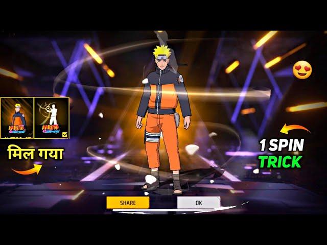 I Got Naruto Bundle In 1 Spin  - Legendary Naruto Bundle Free Fire | Naruto Bundle Kaise Nikale