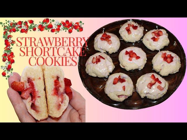 Jumbo Stuffed Strawberry Shortcake Cookies Recipe