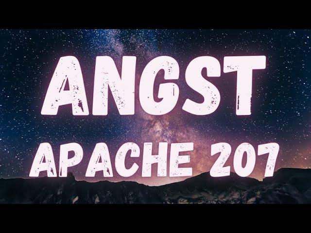Apache 207 - Angst (lyrics)