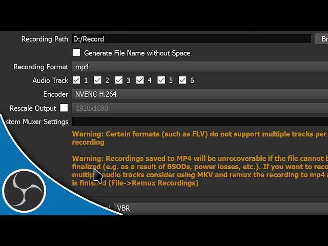 OBS Studio 117 - What File Format Should You Record To? MP4? MKV? FLV? - OBS File Formats Explained