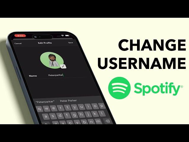 How to Change Spotify Username?