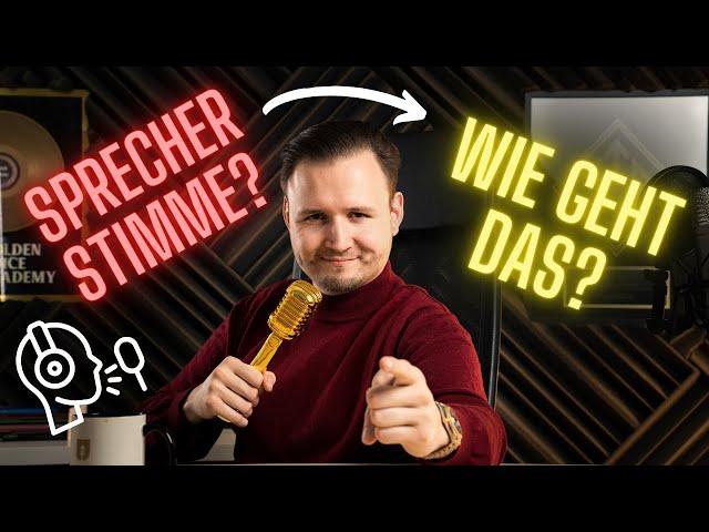 Anleitung: Wie du in deine "Sprecher-Stimme" kommst!