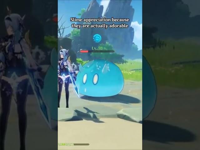 Can we all agree thay slimes are kute af ?! | Genshin impact