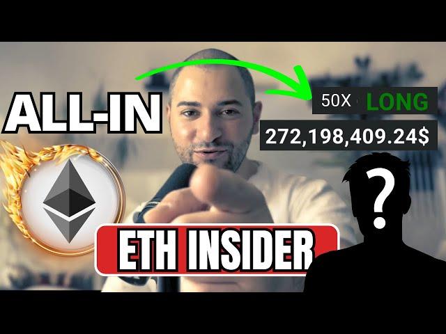 INSIDER kennt KEINE GNADE!  272 Mio. $ 50X LONG auf ETH