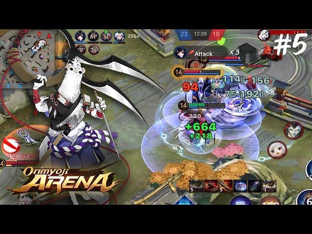 New Shikigami | Furi ( Ninja/Samurai ) Top Lane Gameplay #5 | Onmyoji Arena | Season 17