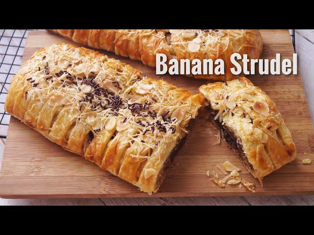 LAYAK JUAL!! BANANA STRUDEL TANPA KORSVET KULIT RENYAH DAN BERLAPIS-LAPIS ANTI GAGAL