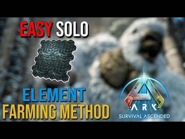 BEST Element SOLO Farm Method in ARK: Survival Ascended