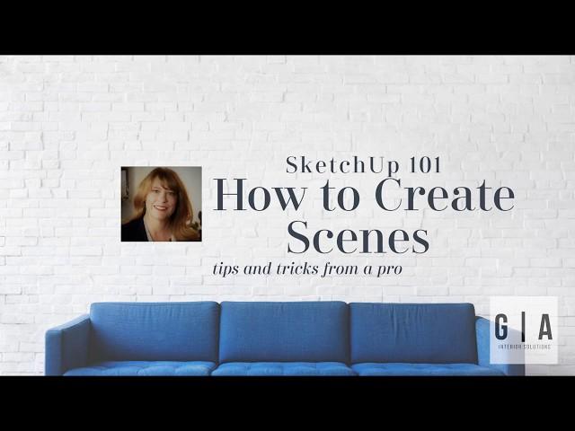 How to Create Scenes in SketchUp Pro 2020