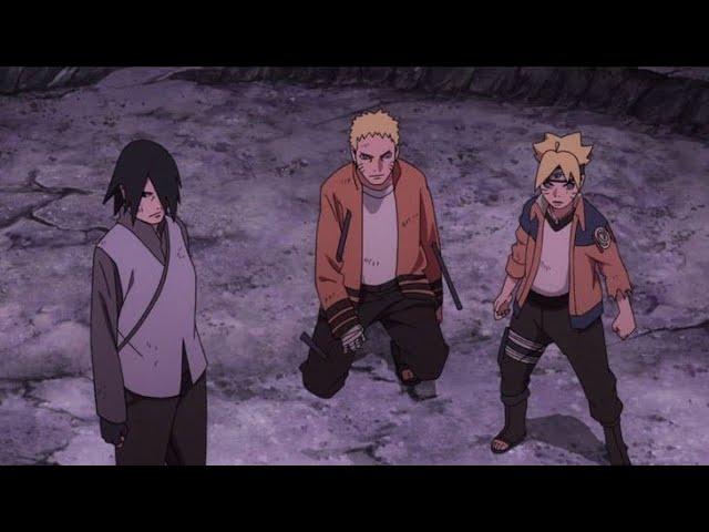 Naruto and sasuke Vs momoshiki full fight HD 4K ( English sub ) Boruto next generation