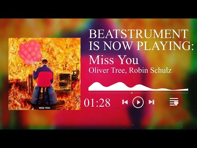 Miss You - Oliver Tree, Robin Schulz | Instrumental | Beatstrument