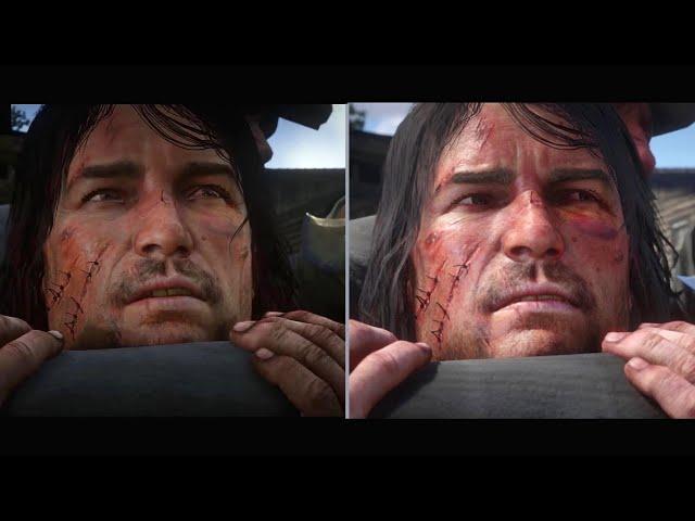 RDR2 - Comparison of Trailer Graphics vs Game Graphics