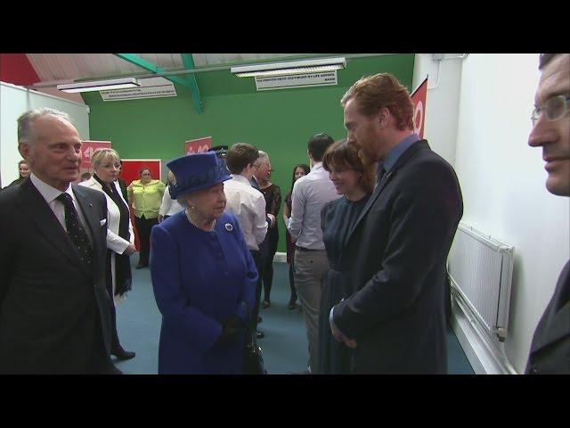 Homeland star Damian Lewis thanks Queen for racing tips