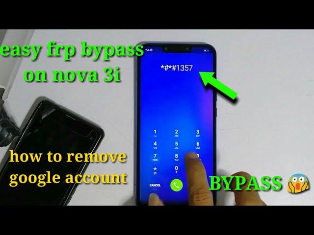 Easy frp Bypass for huawei nova 3i | Nova 3 without pc