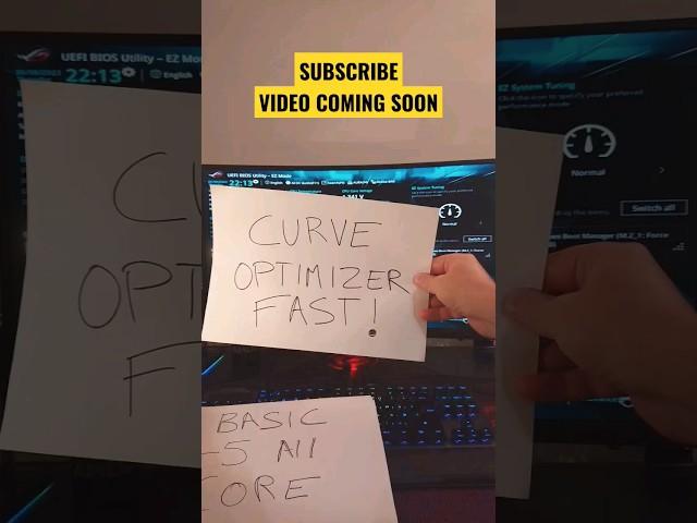 Curve Optimizer FAST! - Ryzen 7000