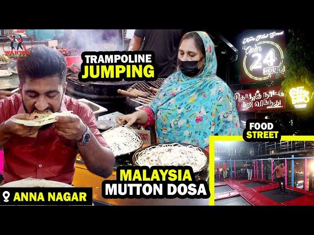 KORA FOOD STREET | Malaysia mutton dosa | Chennai Street Food | Anna nagar -WANTED CRACKS