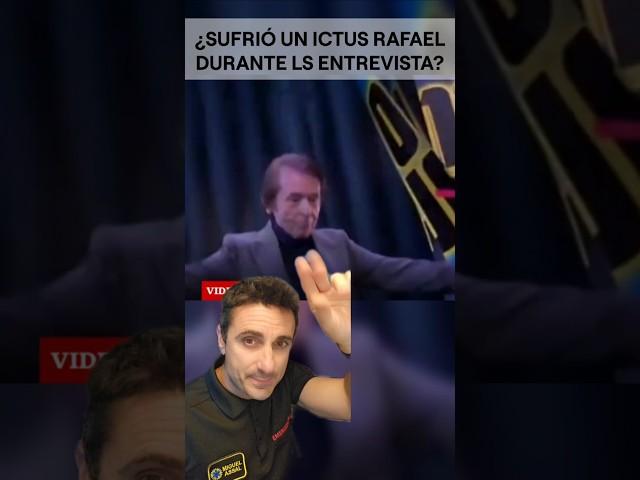 ¿Sufrió un ictus Rafael durante la entrevista?.#curiosidades #supervivencia #sabiasque