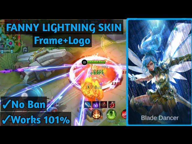 FANNY LIGHTNING SKIN SCRIPT|Frame+logo|No ban| GAME MASTER |Mobile Legends Bangbang