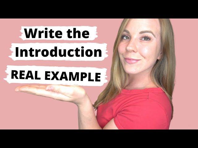 How to write the introduction of a college paper: Academic writing tutorial