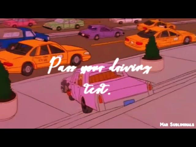 ∘∙∘∙ « pass your driving test | mar subliminals » ∘∙∘∙