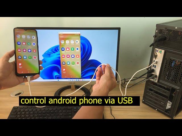 Take Full Control of Your Android Phone Using USB Cable