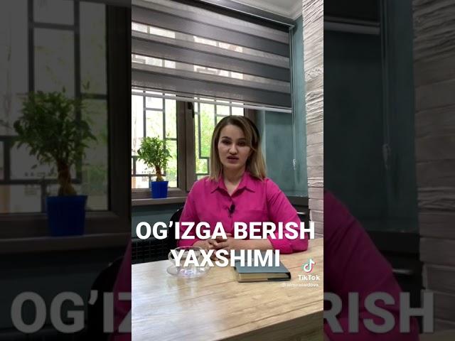 OG’IZ ORQALI JINSIY ALOQA QILISH YAXSHIMI